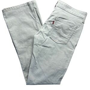 Levi's Superlow Stretch Corduroy Bootcut Jeans Y2K Jr 9M Light Beige Flair Boho